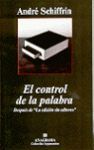 EL CONTROL DE LA PALABRA