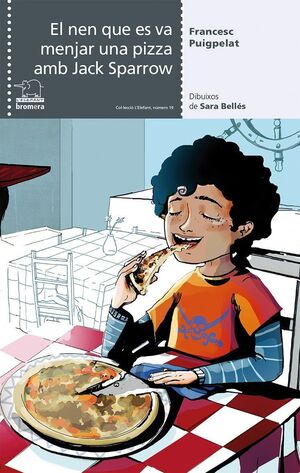 EL NEN QUE ES VA MENJAR UNA PIZZA AMB JACK SPARROW