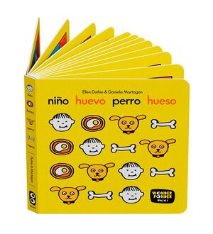 NIÑO, HUEVO, PERRO, HUESO
