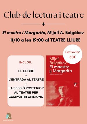 CLUB DE TEATRE  SESSIÓ OCTUBRE