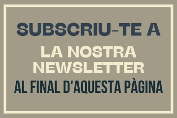 Subscriu-te a la nostra newsletter!