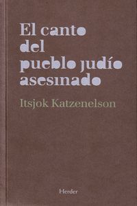 EN CANTO DEL PUEBLIO JUDIO ASESINADO