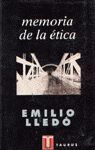 MEMORIA DE LA ÉTICA