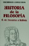 HISTORIA DE LA FILOSOFÍA 4: DE DESCARTES A LEIBNIZ