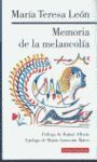 MEMORIA DE LA MELANCOLÍA