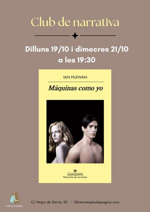 CLUB DE NARRATIVA  SESSIÓ OCTUBRE