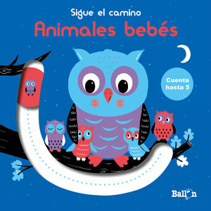 SIGUE EL CAMINO - CUENTA HASTA 5 - ANIMALES BEBÉS